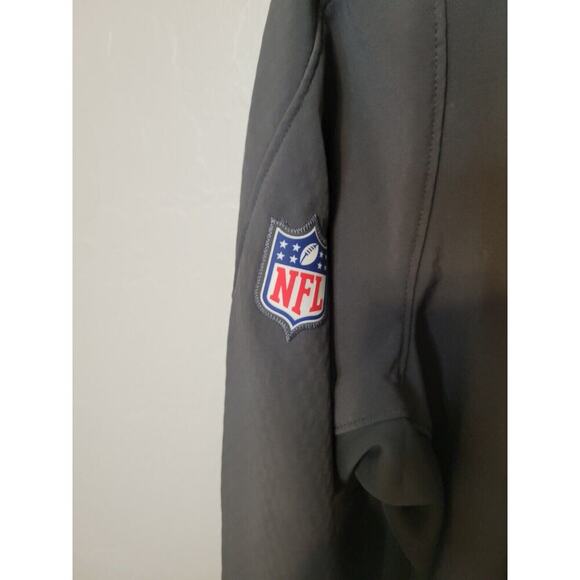Nike Gray Arizona Cardinals NFL Mock Neck Full Zip Men's Jacket Size L NWT - Picture 4 of 6